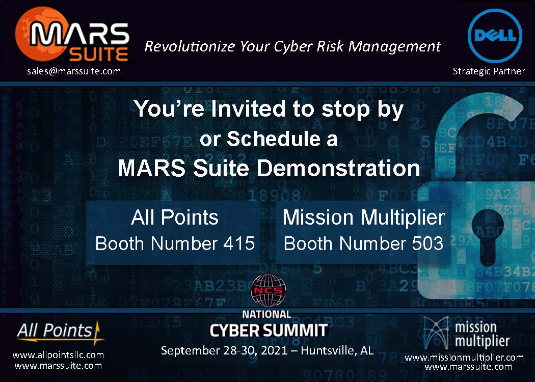 Visit All Points at the 2021 National Cyber Summit September 28-30, Huntsville, AL
